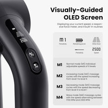 Load image into Gallery viewer, Bob and Brad D6 Ultra Massage Gun with Infrared and Red LED Light Therapy
