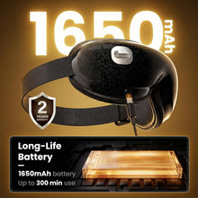 Load image into Gallery viewer, Bob and Brad Zero Pro Eye Massager Ultra-Quiet with Heating and Cooling (Black)