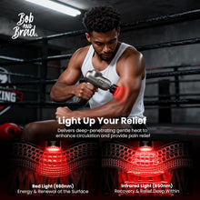 Load image into Gallery viewer, Bob and Brad C2 Ultra Massage Gun with Infrared and Red LED Light Therapy