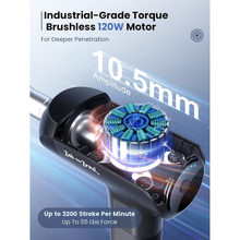 Load image into Gallery viewer, Bob and Brad X6 Ultra Massage Gun with Infrared and Red LED Light Therapy