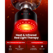 Load image into Gallery viewer, Bob and Brad X6 Ultra Massage Gun with Infrared and Red LED Light Therapy