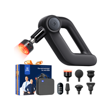 Load image into Gallery viewer, Bob and Brad D5 Ultra Massage Gun with Infrared and Red LED Light Therapy
