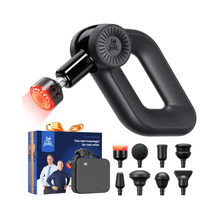 Load image into Gallery viewer, Bob and Brad D6 Ultra Massage Gun with Infrared and Red LED Light Therapy