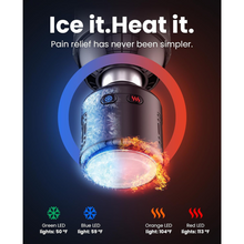 Load image into Gallery viewer, Bob and Brad T2 Pro Massage Gun with Heat and Cold Head
