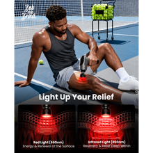 Load image into Gallery viewer, Bob and Brad A2 Ultra Massage Gun with Infrared and Red LED Light Therapy