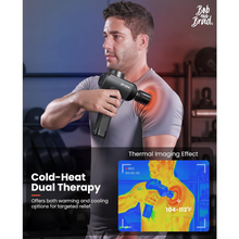 Load image into Gallery viewer, Bob and Brad X6 Pro Max Massage Gun with Heat-Cold and Metal Head Therapy
