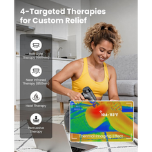 Load image into Gallery viewer, Bob and Brad T2 Ultra Massage Gun with Infrared and Red LED Light Therapy