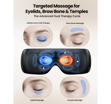 Load image into Gallery viewer, Bob and Brad Black EyeFlow Eye Massager