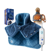 Load image into Gallery viewer, Bob and Brad Weighted Heating Pad for Shoulders- Blue