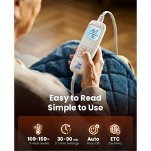 Load image into Gallery viewer, Bob and Brad Weighted Heating Pad for Shoulders- Blue