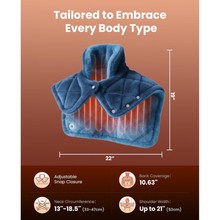 Load image into Gallery viewer, Bob and Brad Weighted Heating Pad for Shoulders- Blue