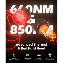 Load image into Gallery viewer, Bob and Brad L7 Ultra Massage Gun with Heat and Red Light